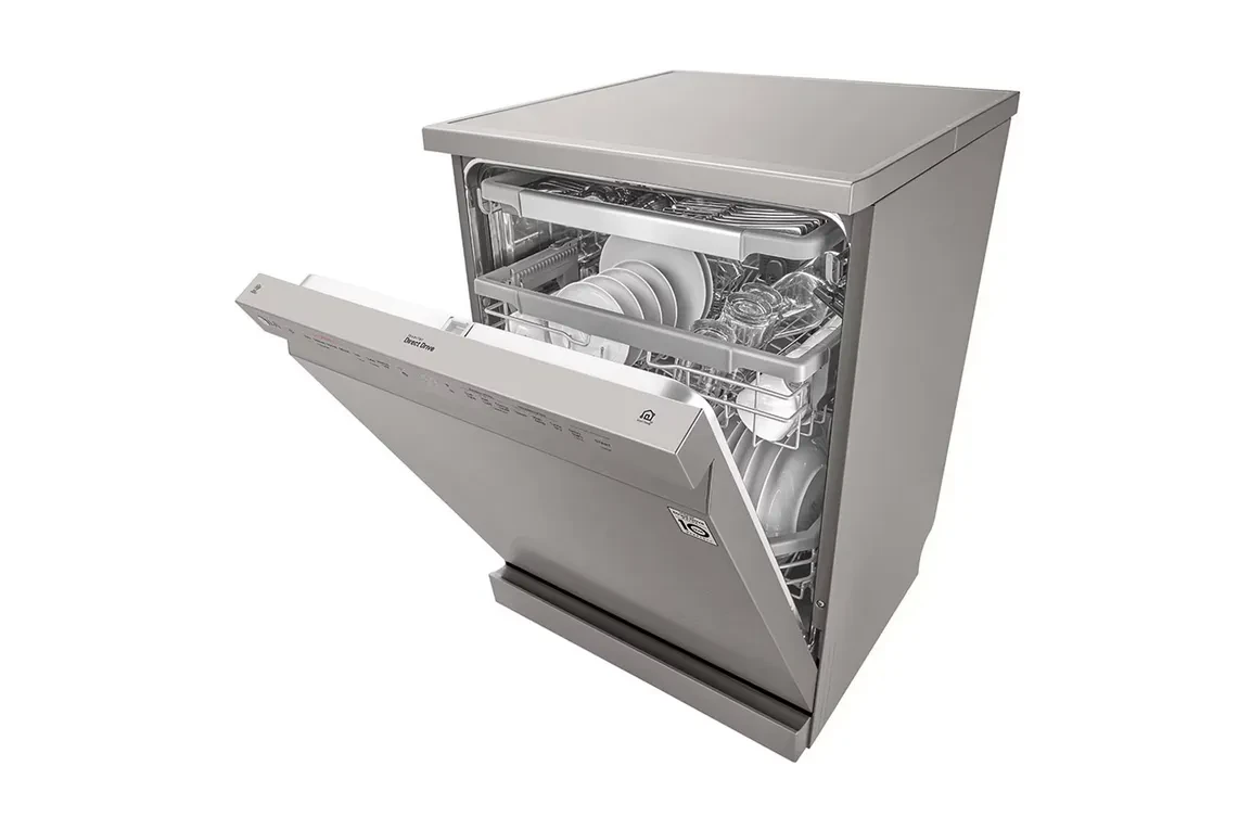 غسالة صحون LG -  لون فضي بلاتيني - بدون بخار  -  موديل DFB512FP - صورة المنتج 10