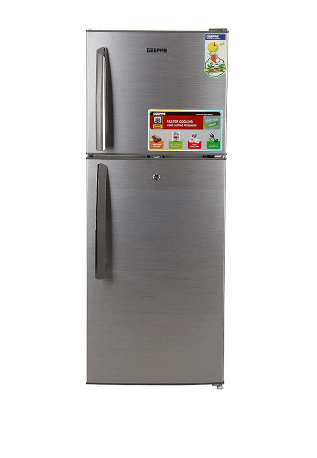 ثلاجة جيباس وقافي بابين ثلج سعة 200 لتر موديل GRF2209SXE