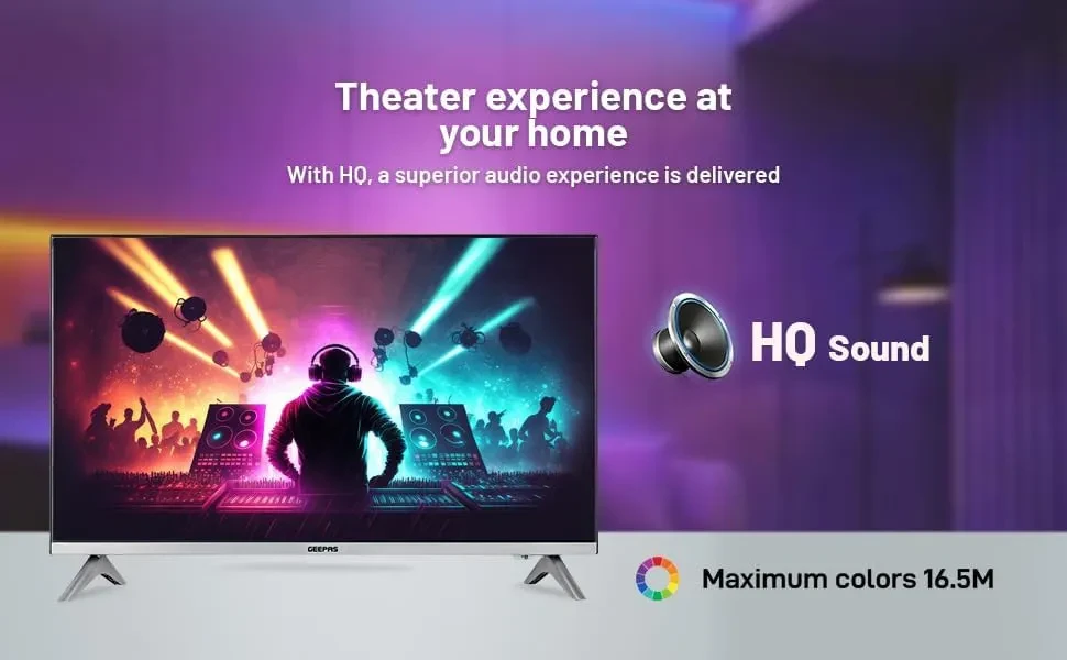 شاشة جيباس مقاس 32 بوصة موديل GLED3201EHD - صورة المنتج 9