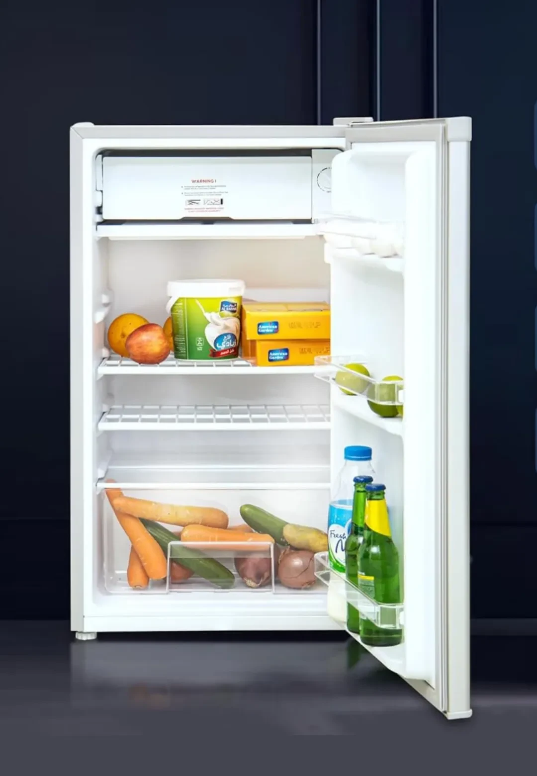 Hover image for ثلاجة جيباس وقافي باب مكتبي ثلج سعة 110 لتر  موديل:GRF119SPE