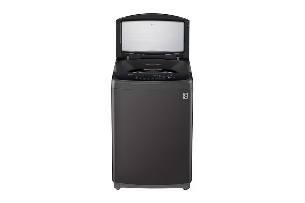 صورة مصغرة للمنتج غسالة ملابس LG تحميل علوي - سعة 18 كجم -  موديل T1866NEFTU  اسود - 3