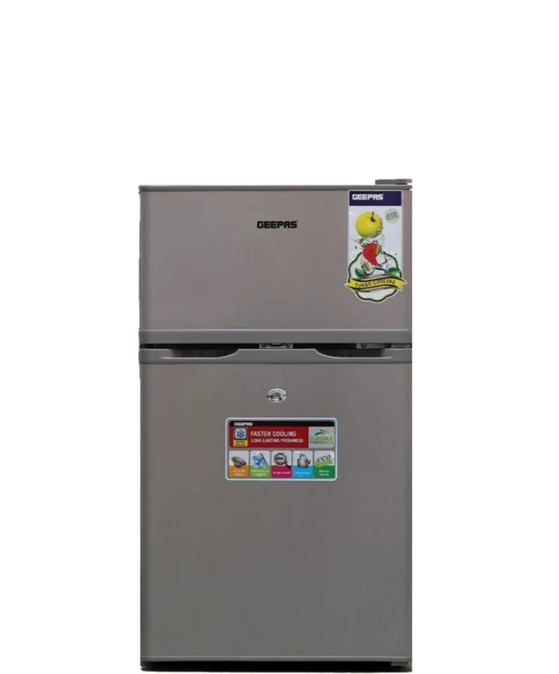 ثلاجة جيباس وقافي بابين مكتبي ثلج سعة 125 لتر موديل:GRF1259GPE-N