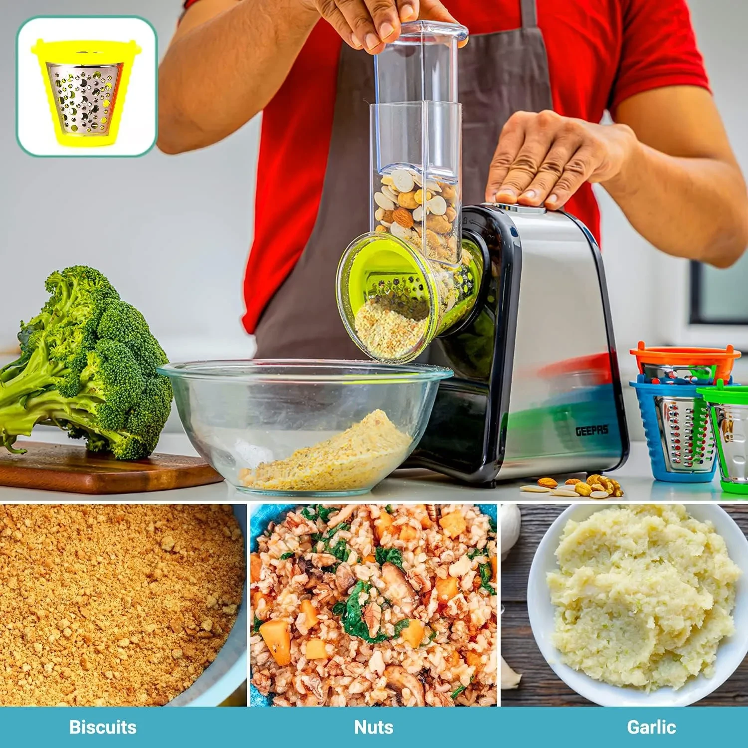 مبشرة فواكة وخضار جيباس موديل:GSM63022UK - صورة المنتج 4