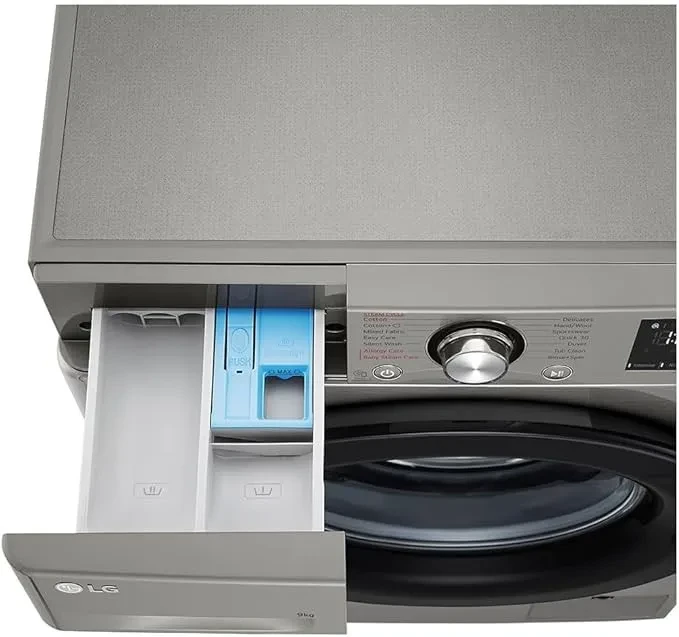 غسالة ملابس LG أوتوماتيكية – سعة 9 كجم – بتقنية الذكاء الاصطناعي موديل ‎F4R3VYG6P - صورة المنتج 3