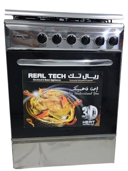 فرن غاز ريال تك 60×60 استيل 80% – موديل 910 - صورة المنتج 7