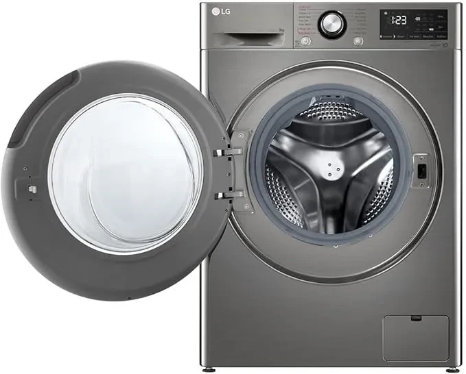 Hover image for غسالة ملابس LG أوتوماتيكية – سعة 9 كجم – بتقنية الذكاء الاصطناعي موديل ‎F4R3VYG6P