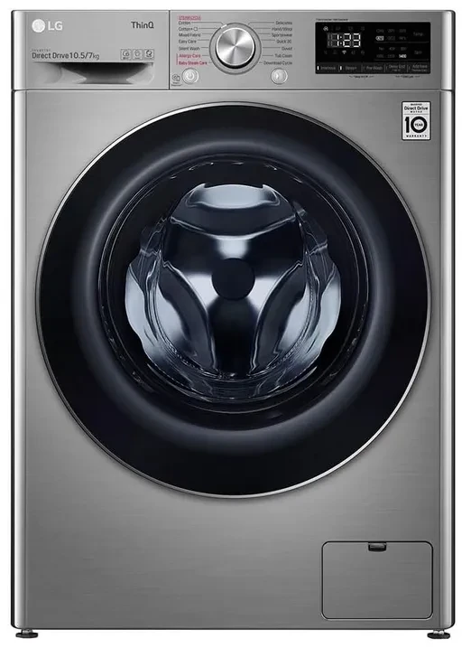 غسالة ملابس LG أوتوماتيكية – سعة 10 كجم – موديل F4V5RGP2T