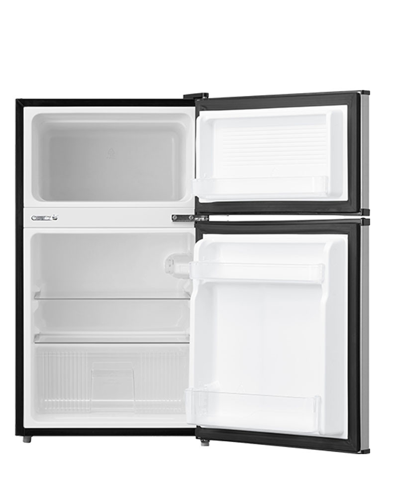 Hover image for ثلاجة ميني من إيڤولي ببابين سعة 100 لتر - EVRFM–100S