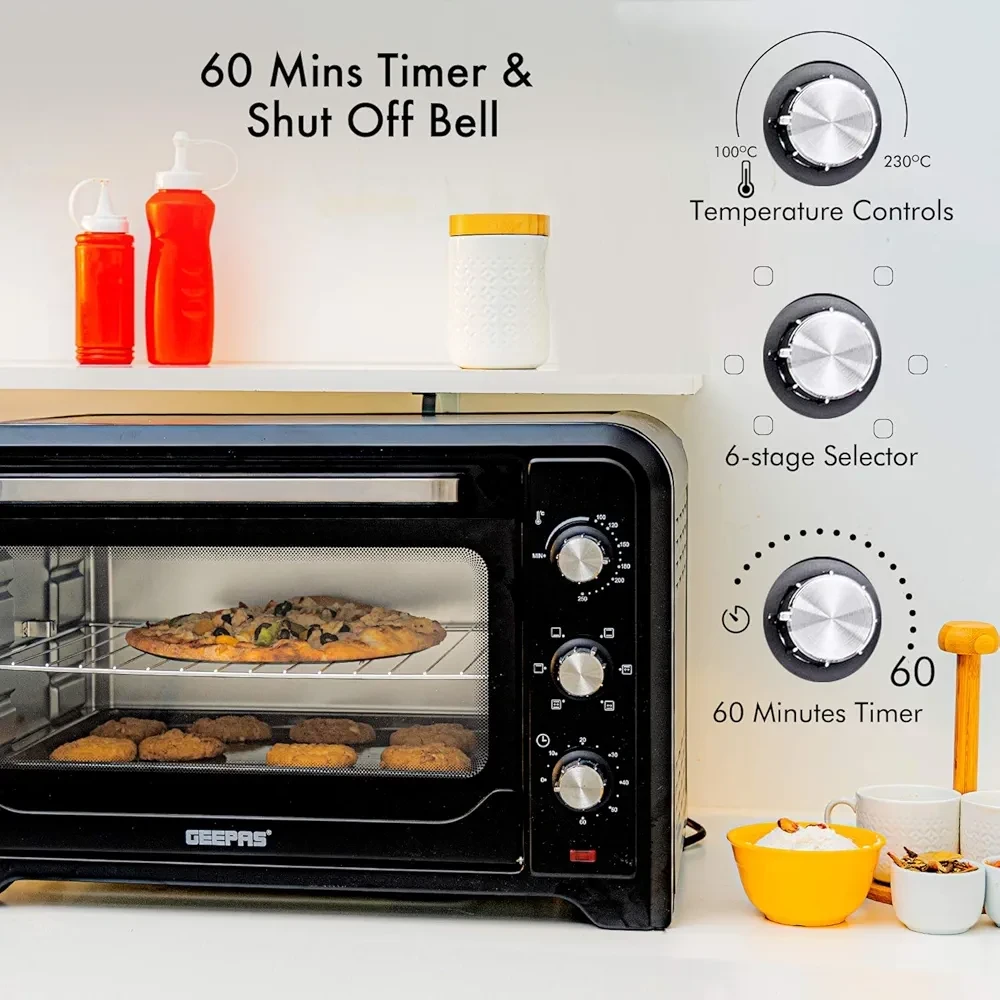 فرن كهربائي جيباس  سعة 42 لتر موديل : GO4450N - صورة المنتج 6