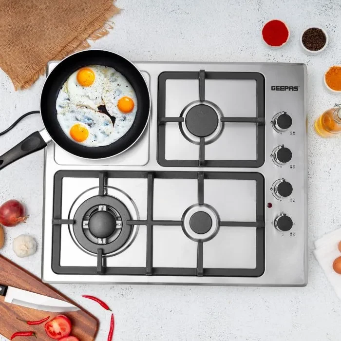 موقد جيباس  رخام غاز  4 عين :GGC31026 - صورة المنتج 4