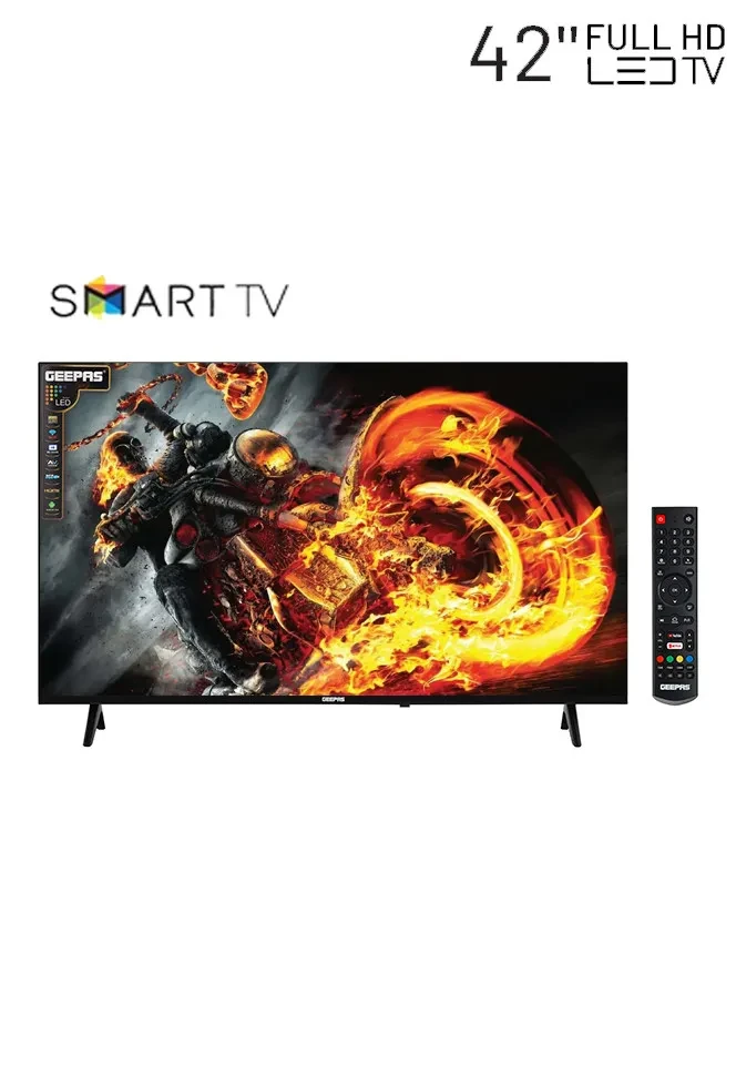 شاشة جيباس مقاس 42بوصة سمارت  موديل GLED4224TSFHD - صورة المنتج 3