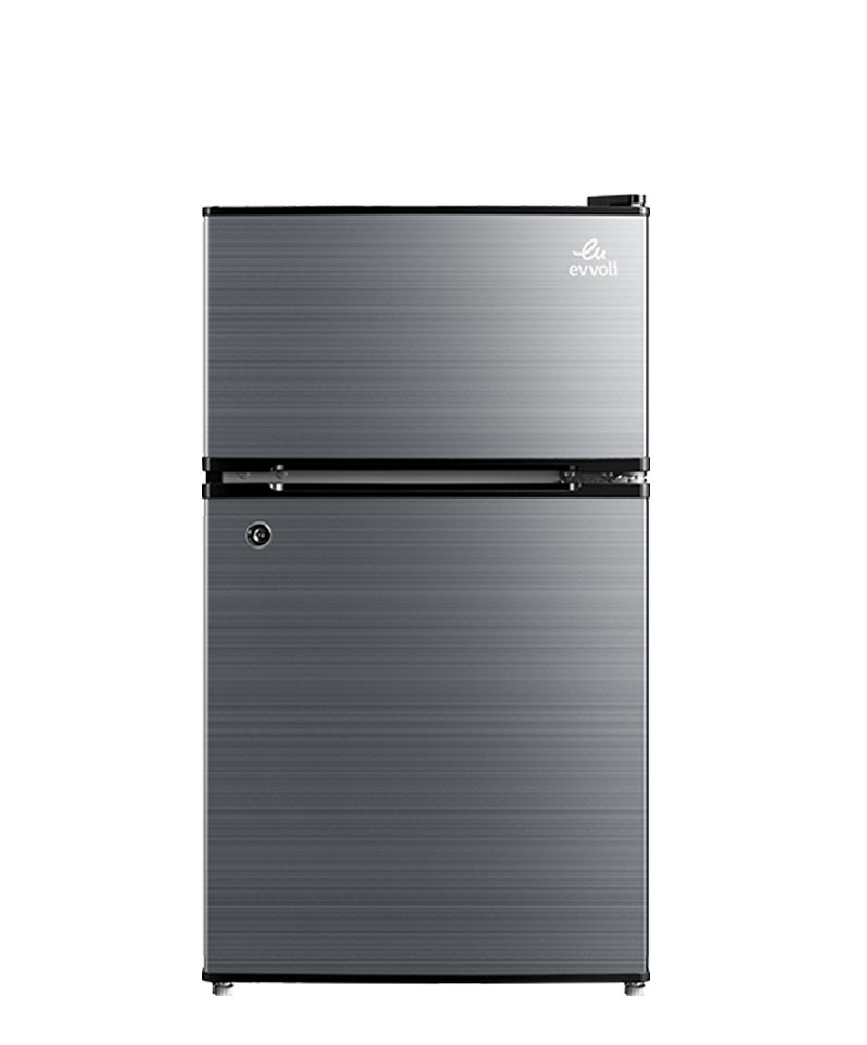ثلاجة ميني من إيڤولي ببابين سعة 100 لتر - EVRFM–100S