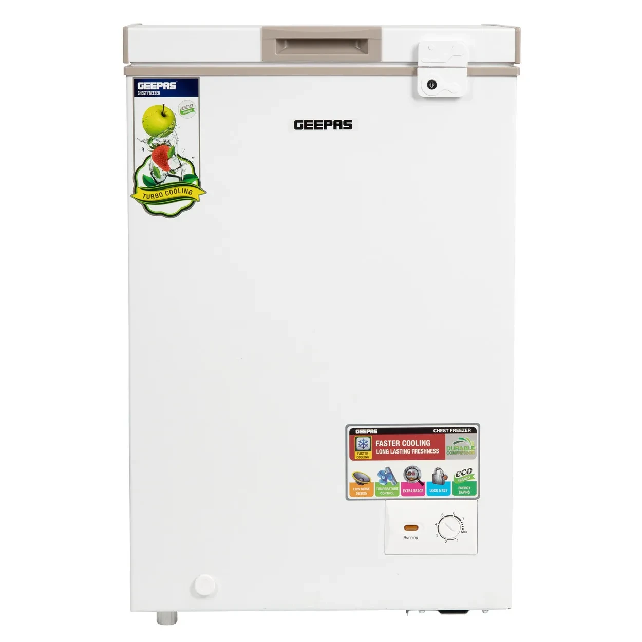 فريزر حوض جيباس سعة 120 لتر موديل : GCF1206WAH‬