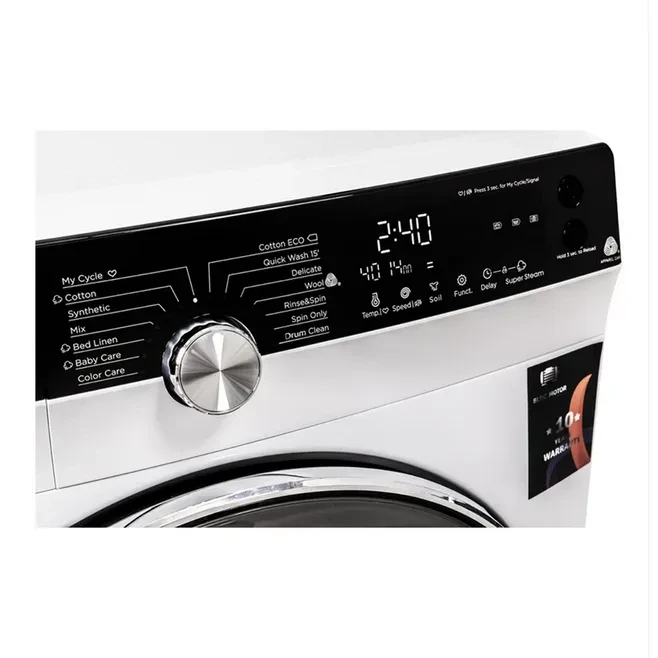 Hover image for غسالة ملابس من إيڤولي تحميل امامي 12 كغم -   EVWM-FBLE-1214W