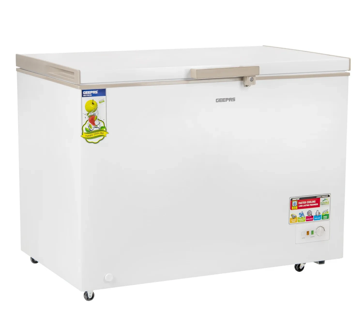 فريزر حوض جيباس سعة 350 لتر موديل : GCF3506WAH - صورة المنتج 3