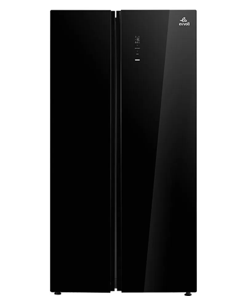 ثلاجة إيفولي بسعة 600 لتر - باب مزدوج Folio - تقنية  EVRFM–S600B  - Inverter