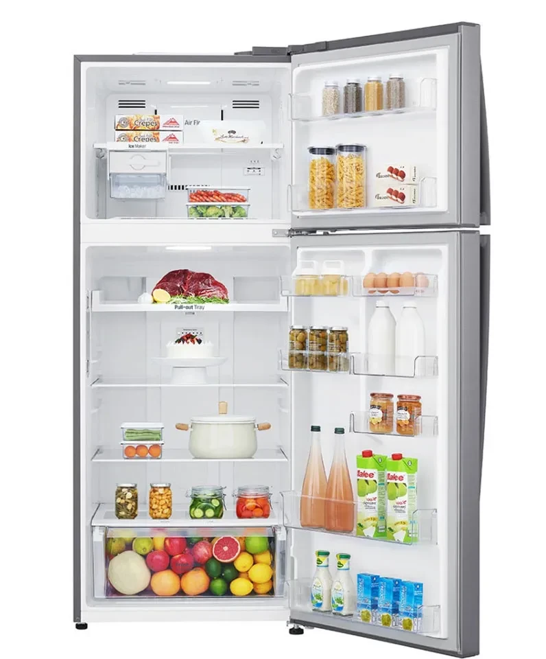 Hover image for ثلاجة ال جي سعة (438لتر) نظام أنفرتر موديل : GLC652HLCM