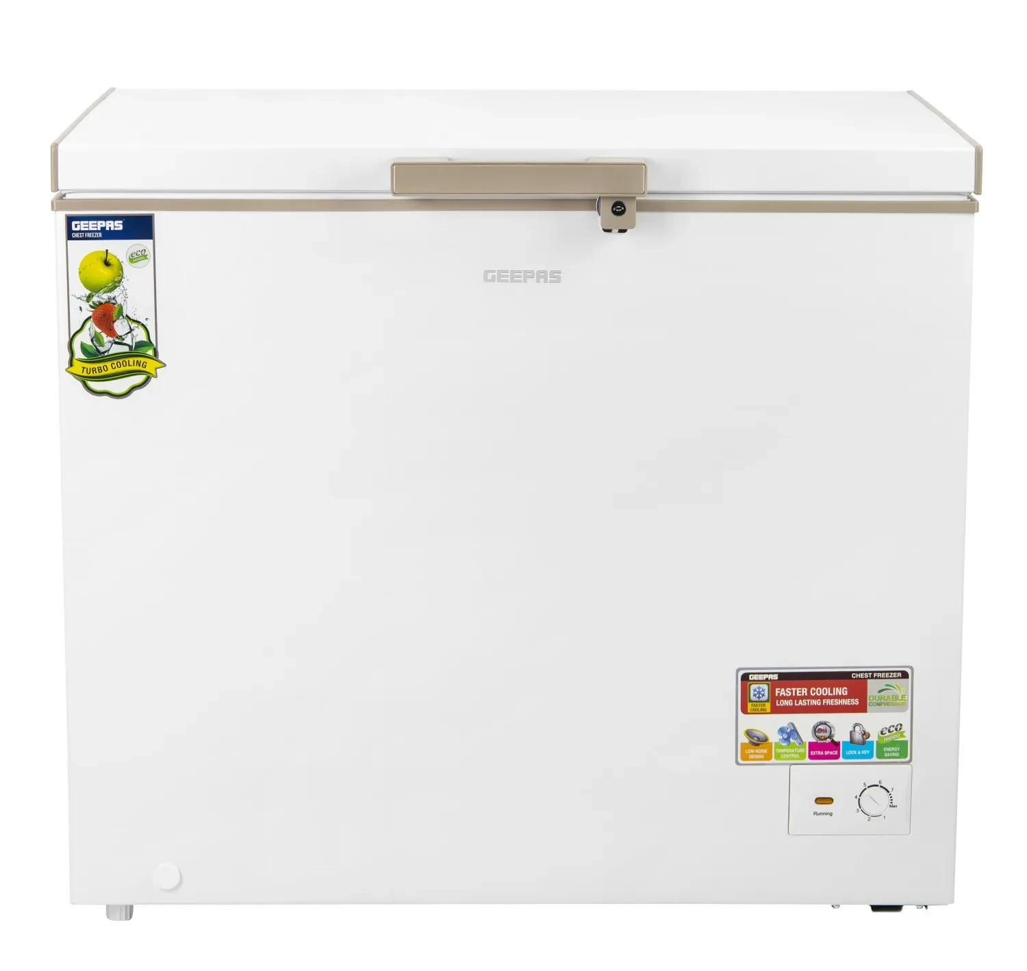 فريزر حوض جيباس سعة 300 لتر موديل : GCF3006WAH‬