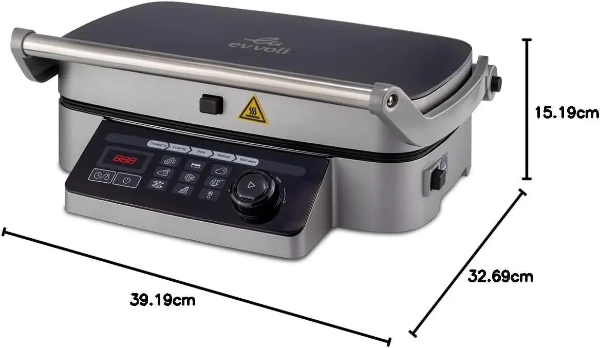 شواية ايفولي متعددة الوظائف مع برامج طبخ ذكية،  موديل EVKA-CGR2100B - صورة المنتج 3