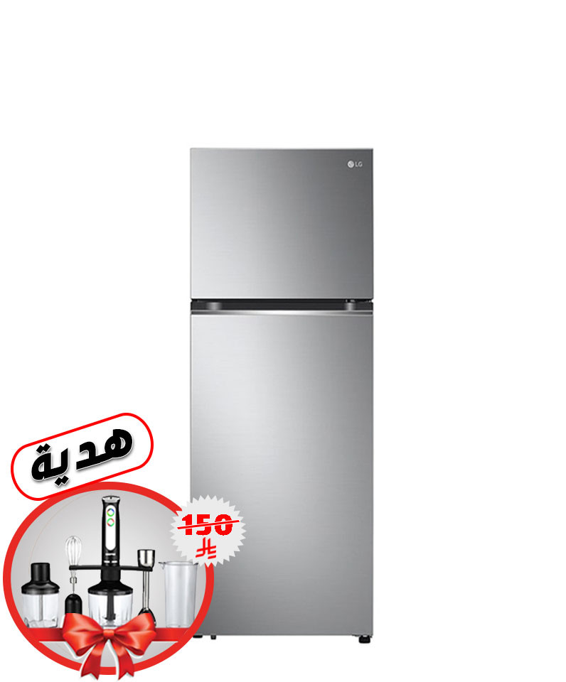 ثلاجة ال جي سعة (375 لتر) نظام انفرتر موديل:GN-B472PLMP