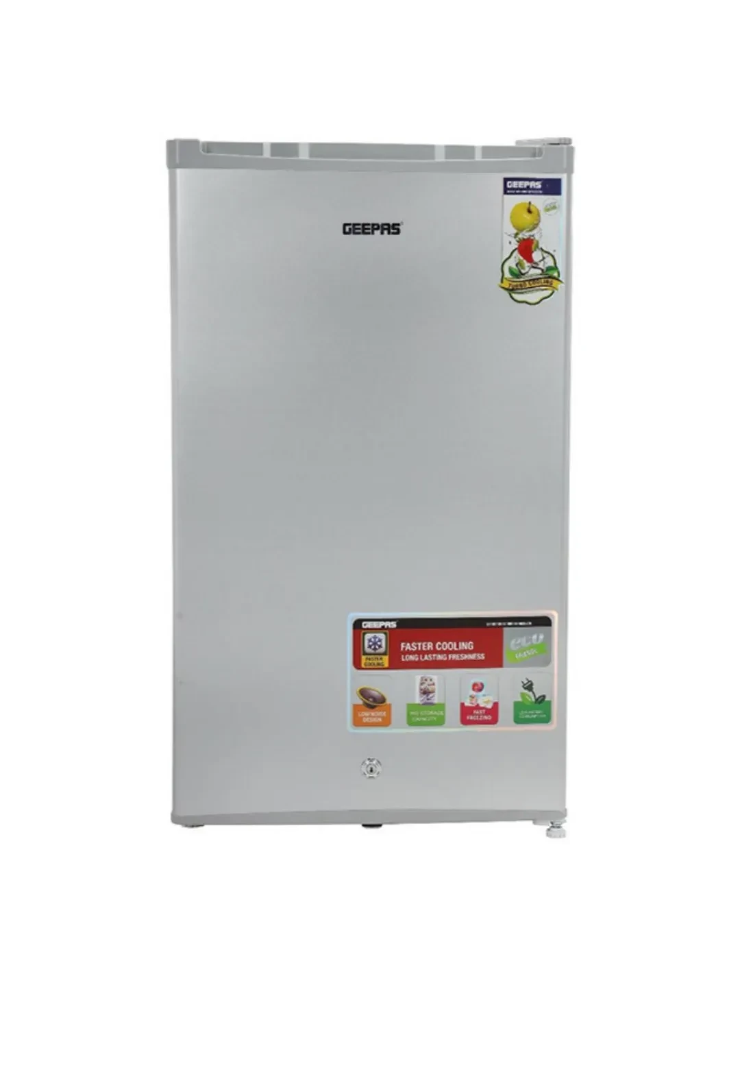 ثلاجة جيباس وقافي باب مكتبي ثلج سعة 110 لتر  موديل:GRF119SPE