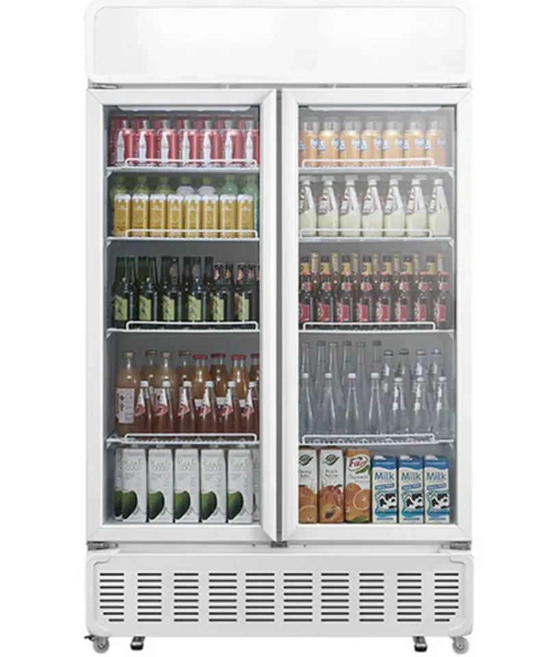 Hover image for ثلاجة عرض بابين من إيفولي بسعة 750 لتر - EVSCM-750W