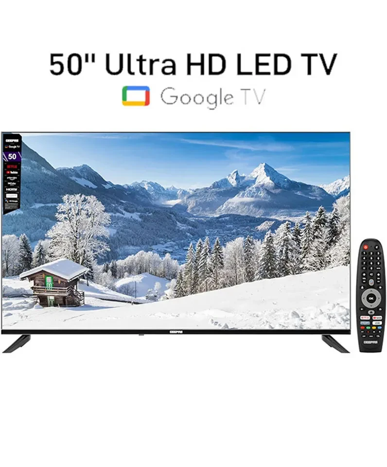 شاشة جيباس مقاس 50 بوصة سمارت جوجل موديل GLED5006SGXHD