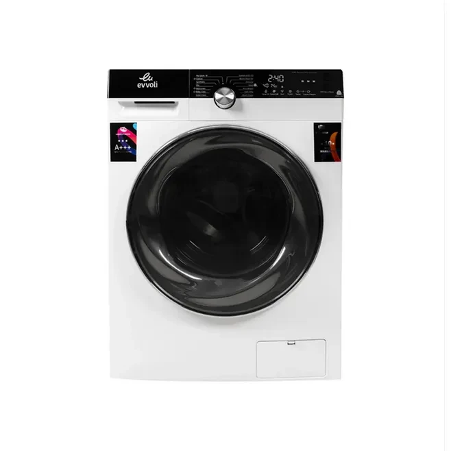 غسالة ملابس من إيڤولي تحميل امامي 12 كغم -   EVWM-FBLE-1214W