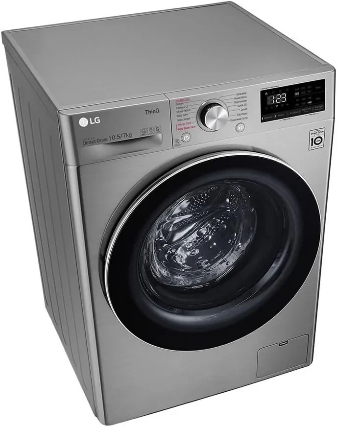 غسالة ملابس LG أوتوماتيكية – سعة 10 كجم – موديل F4V5RGP2T - صورة المنتج 7