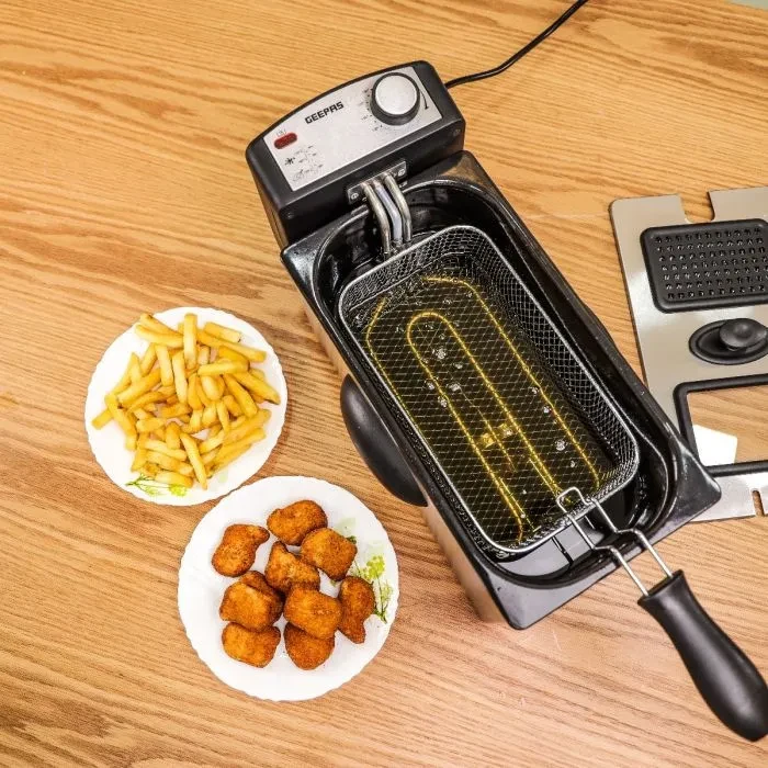 قلاية بزيت جيباس بسعة 3 لتر موديل:GDF36015N - صورة المنتج 3