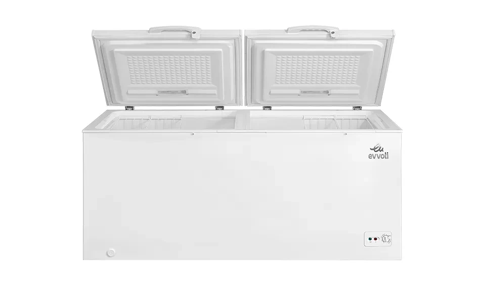 Hover image for فريزر حوض من إيفولي 600 لتر – EVCFM–600W White