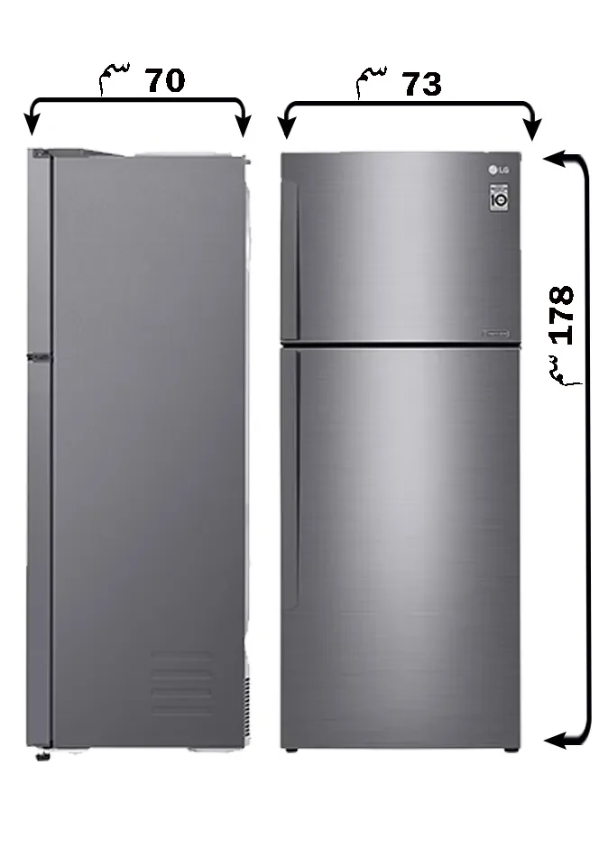 ثلاجة ال جي سعة (438لتر) نظام أنفرتر موديل : GLC652HLCM - صورة المنتج 9