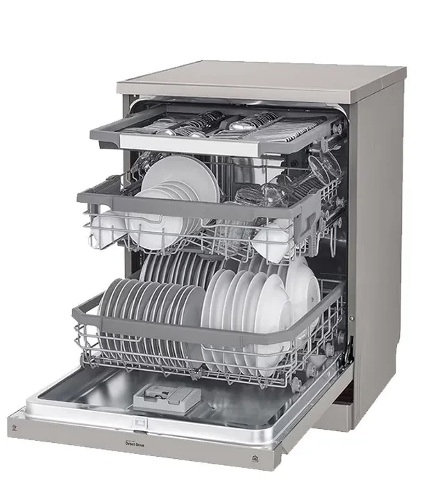 غسالة صحون LG -  لون فضي بلاتيني - بدون بخار  -  موديل DFB512FP - صورة المنتج 4